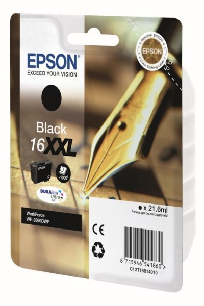 Epson T16814012 Tintenpatrone 16XXL Black WorkForce WF-2660DWF