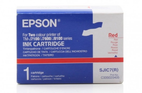 Epson SJIC7 (R)-Tintenpatrone für TM-J7100 Red