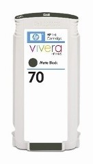 HP 70 Tinte schwarz matt Z2100 Z3100 Z5200 HP Vivera Tinte C9448A