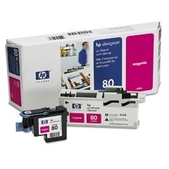 HP 80 Druckkopf Magenta DesignJet 1050C 1055CM C4822A incl. Druckkopfreiniger