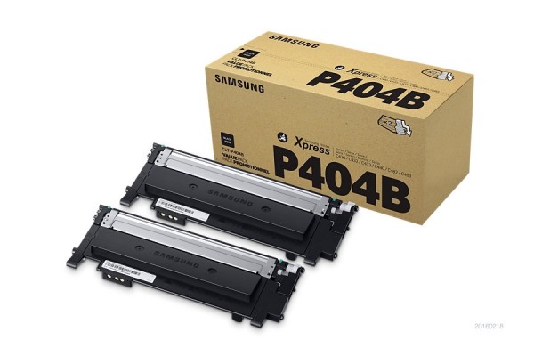 Samsung CLT-P404B Toner Black Doppelpack XPress C430 C480FN C480W SU364A