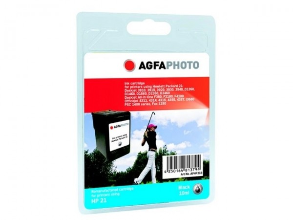 AGFAPHOTO HP21B HP PSC1410 Tinte Black