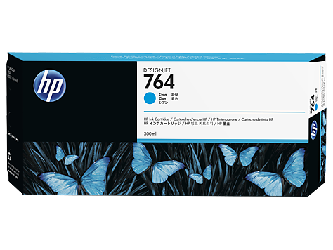 HP 764 Tinte Cyan DesignJet T3500