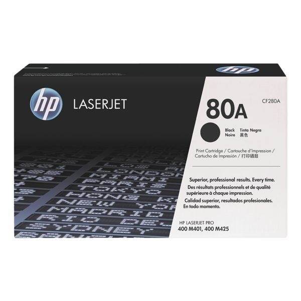 HP 80A Toner Black für LaserJet Pro M400 Pro M401 M425 CF280A