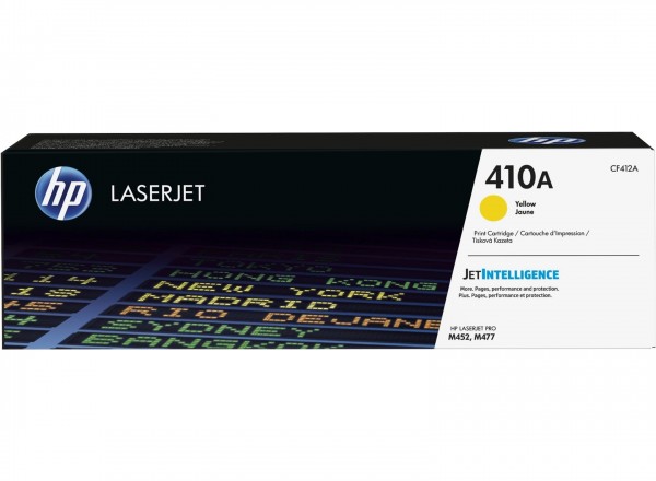 HP 410A Toner Yellow CF412A HP Color LaserJet Pro M452dn MFP HP M477fdn