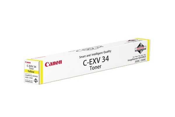 Canon Toner C-EXV34 Yellow IRC2020 IRC2025 C2030 C2225I Canon C2230I 3785B002