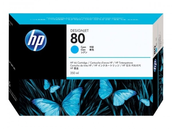 HP 80 Tinte Cyan für DesignJet 1050C 1055CM C4846A