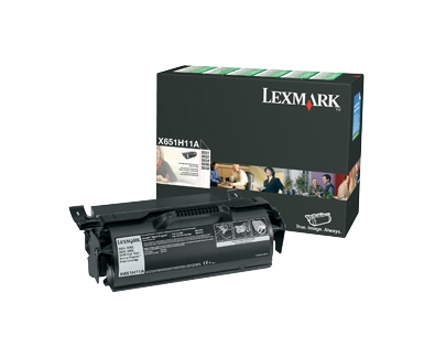 Lexmark X651 X652 X656 X658 Cartridge Black Rückgabe Tonerkassette