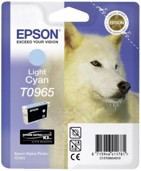 Epson Tintenpatrone T0965 Light Cyan für Stylus Photo R2880