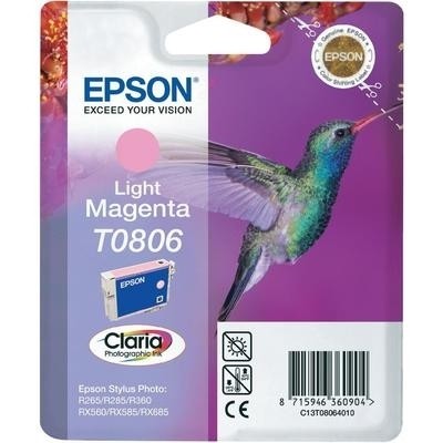 Epson Tintenpatrone T0806 Light Magenta für Stylus Photo R265 R285 R360 RX560