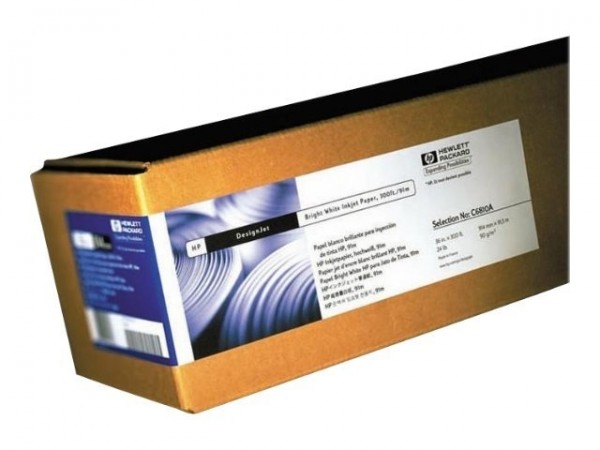 HP Rollenpapier hochweiß Bright White Inkjet Paper A1 Breite 24"