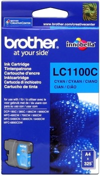 Brother Tintenpatrone Cyan LC1100C DCP-185 DCP-383 MFC-490 MFC5890 6490 6690 6890 MFC-790 795 990
