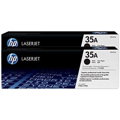 HP 35A Toner Black Doppelpack für LJ P1005 LJ1006 LJ P1007 P1009 CB435AD