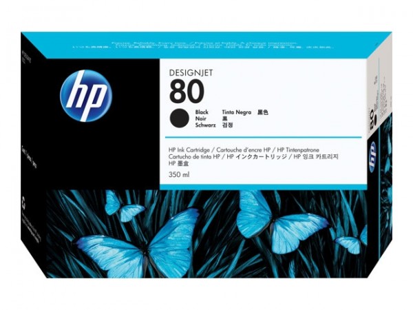 HP 80 Tinte Black für DesignJet 1050C 1055CM C4871A