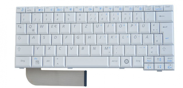 Samsung Tastatur Keyboard GERMAN N120 N510 Weiß BA59-02522C