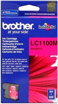 Brother Tintenpatrone Magenta LC1100M DCP-185 DCP-383 MFC-490 MFC5890 6490 6690 6890 MFC-790 795