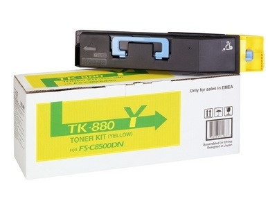 Kyocera TK-880Y Toner Yellow für Kyocera FS-C8500DN 1T02KAANL0