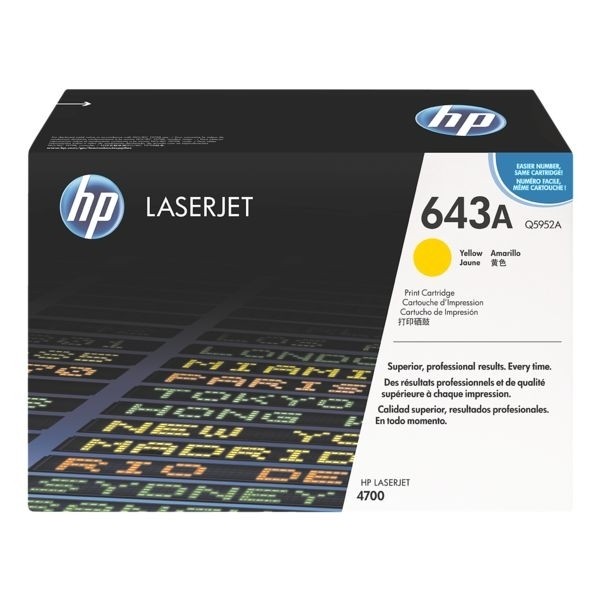 HP 643A Toner Yellow für HP Color LaserJet 4700DN Q5952A