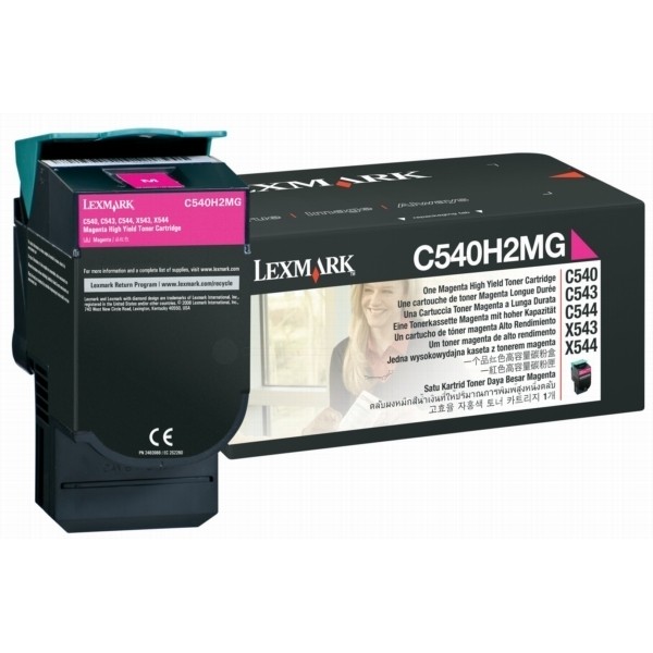 Lexmark C540H2MG Toner Magenta C540 C543 C544 C546 X548