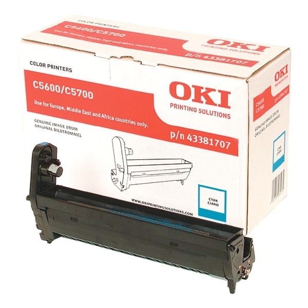 OKI Bildtrommeleinheit Cyan OKI C5600DN C5700DN 43381707 Drum Unit