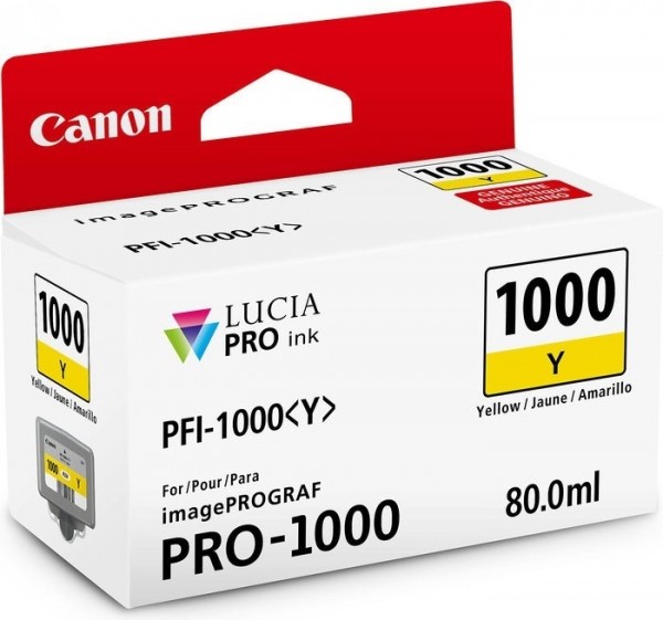 Canon PFI-1000Y Gelb 80ml imagePROGRAF Pro-1000
