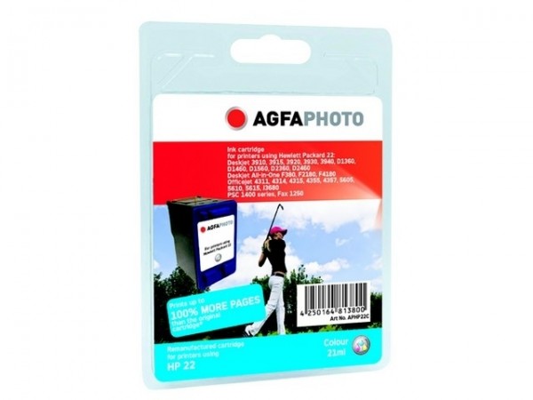 AGFAPHOTO HP22C HP PSC1410 Tinte Color