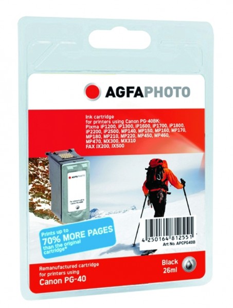 AGFAPHOTO CPG40B Canon MP450 Tinte black