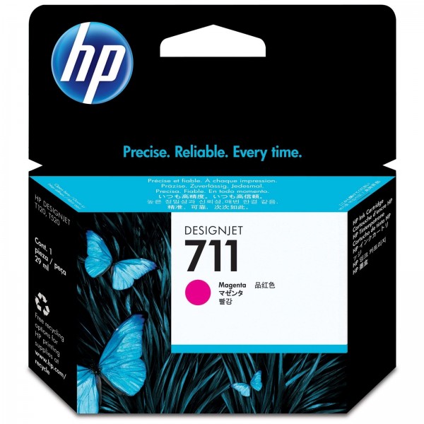 HP 711 Tinte Magenta CZ131A DesignJet T120 ePrinter T520